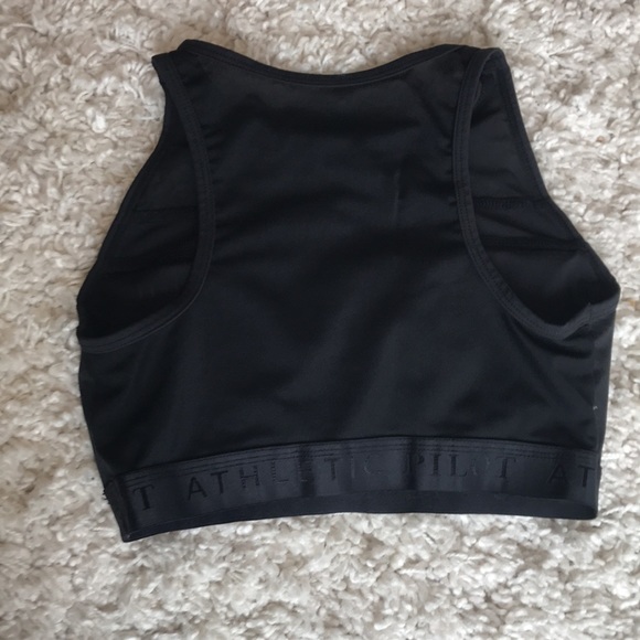 Pilot Athletic Aviatrix Mesh Back Sports Bra Top - Picture 4 of 7
